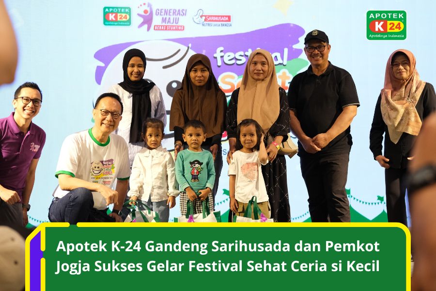 Apotek K-24 dengan Sarihusada Gelar Festival Sehat Ceria si Kecil